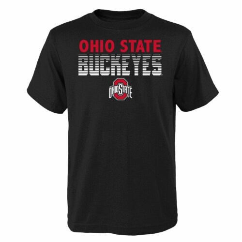 Ohio State Buckeyes Boys' Short Sleeve Cotton T-Shirt Perspective: front