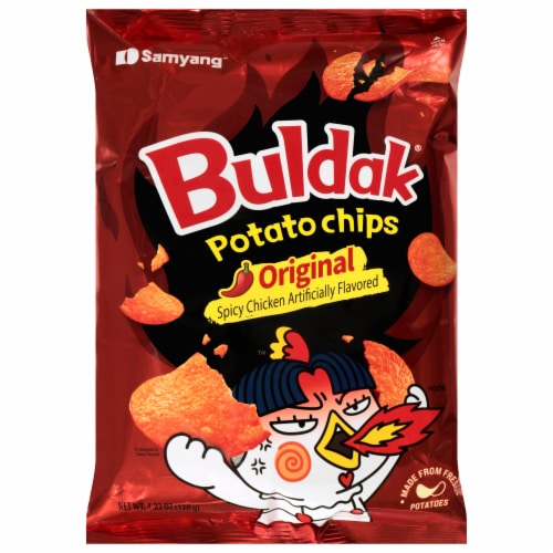Samyang™ Buldak® Original Potato Chips Perspective: front