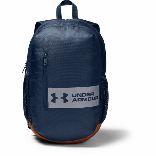 Under Armour Roland Backpack - Navy/Brown Perspective: front