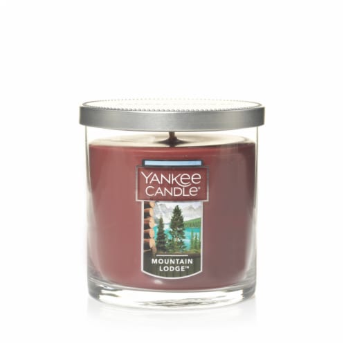 Yankee Candle Mountain Lodge Jar Candle Perspective: front
