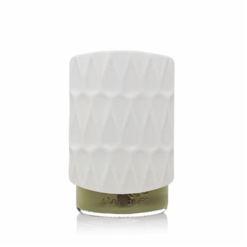 Yankee Candle Pattern Diffuser Base - White Perspective: front