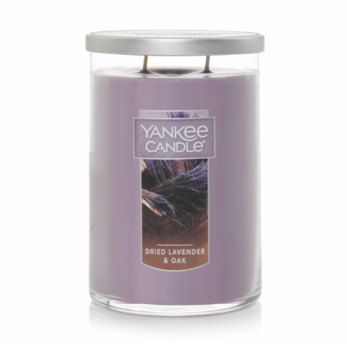 Yankee Candle Dried Lavender & Oak Jar Candle Perspective: front