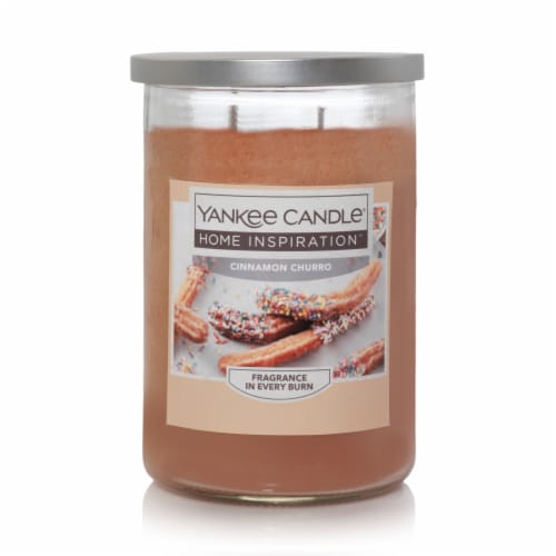 Yankee Candle® Home Inspiration™ Cinnamon Churro Candle Perspective: front
