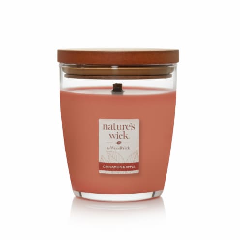 Wood Wick® Cinnamon Apple Candle Perspective: front