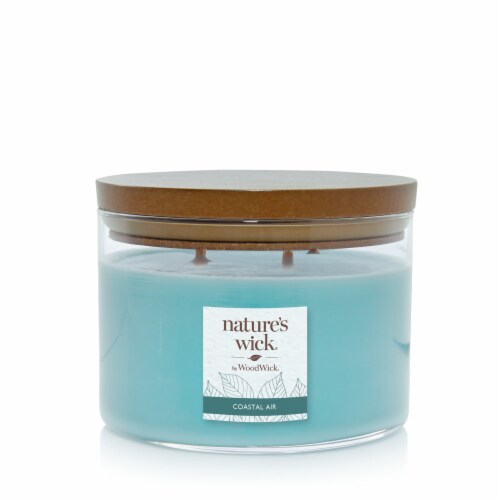 WoodWick® 3 Wick Large Coastal Air Jar Candle Perspective: front