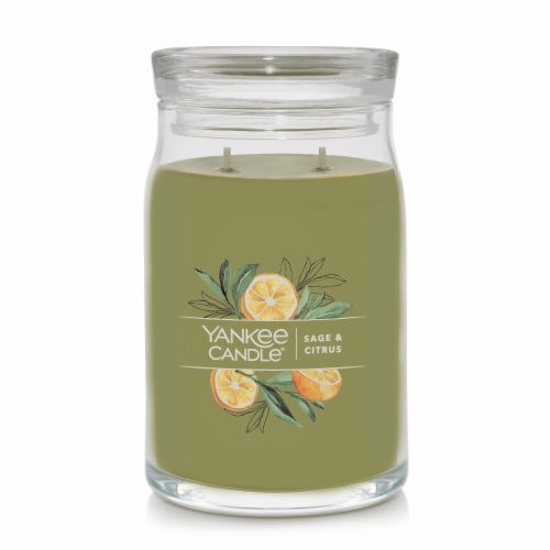Yankee Candle® Sage & Citrus Jar Candle Perspective: front