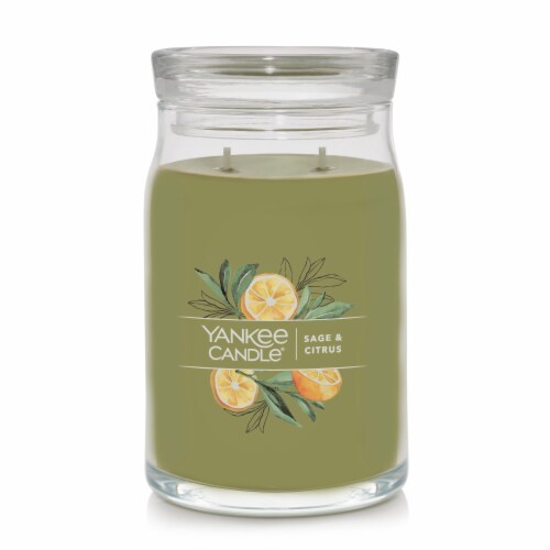 Yankee Candle® Sage & Citrus Jar Candle Perspective: front