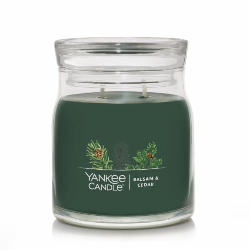 Yankee Candle® Balsam and Cedar Candle Perspective: front