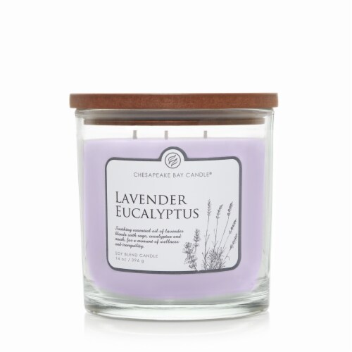 Chesapeake Bay Candle Lavender Eucalyptus Jar Candle Perspective: front