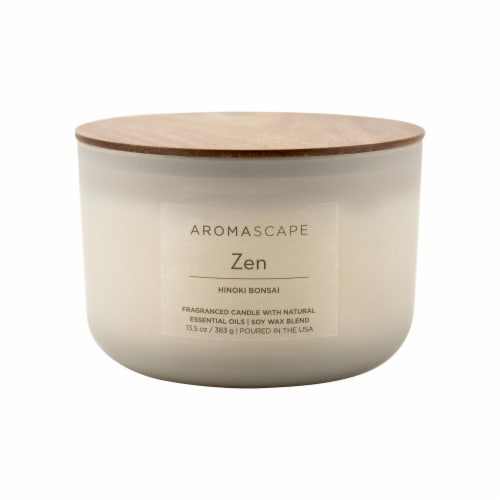 Aromascape Zen Jar Candle Perspective: front