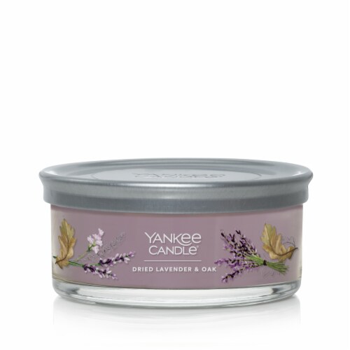 Yankee Candle® Dried Lavendar & Oak Candle Perspective: front