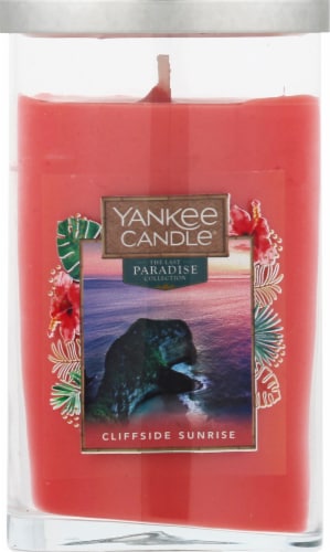 Yankee Candle The Last Paradise Collection Cliffside Sunrise Jar Candle - Red Perspective: front