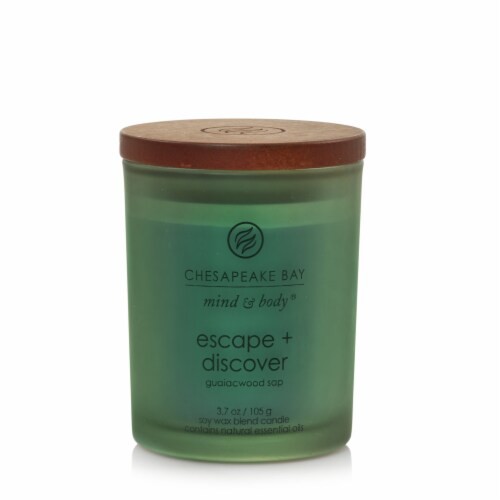 Chesapeake Bay Candle® Escape + Discover Mind & Body® Jar Candle Perspective: front