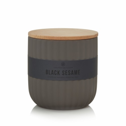 Chesapeake Bay Candle® Black Sesame Jar Candle Perspective: front