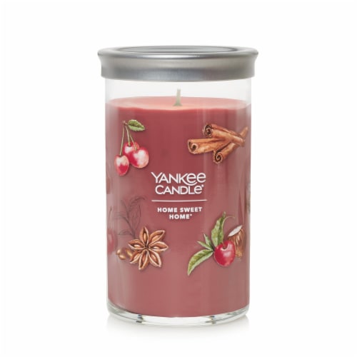 Yankee Candle® Pillar Jar Candle Home Sweet Home Perspective: front