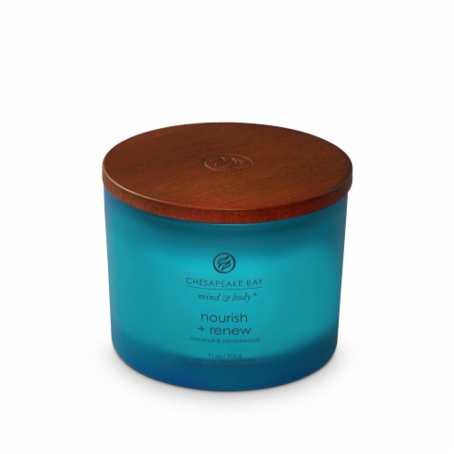 Chesapeake Bay Candle® Nourish + Renew Mind & Body® Jar Candle Perspective: front