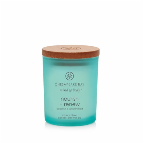 Chesapeake Bay Candle® Nourish + Renew Mind & Body® Jar Candle Perspective: front