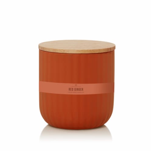 Chesapeake Bay Candle® Red Ginger Jar Candle Perspective: front