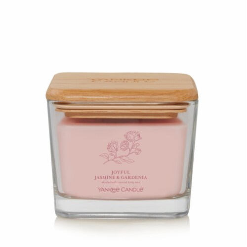Yankee Candle® Joyful Jasmine & Gardenia Jar Candle Perspective: front