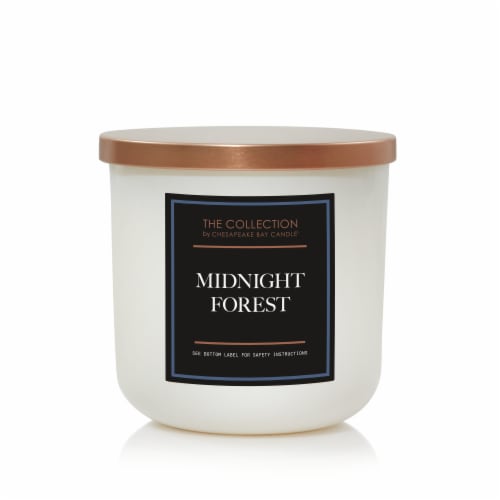 Chesapeake Bay Candle Midnight Forest Candle Perspective: front