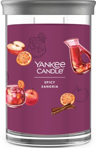 Yankee Candle Spicy Sangria Jar Candle Perspective: front