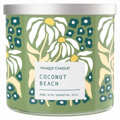Yankee Candle Coconut Beach Jar Candle Perspective: front