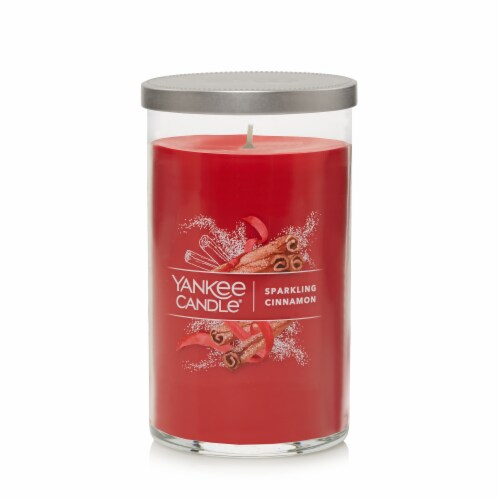 Yankee Candle® Sparkling Cinnamon Candle Perspective: front