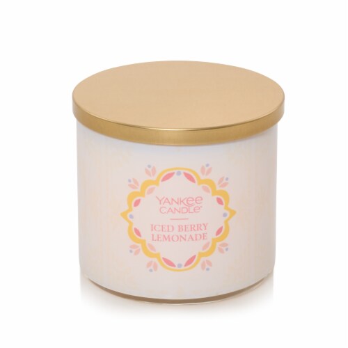 Yankee Candle® 3-Wick Iced Berry Lemonade Perspective: front