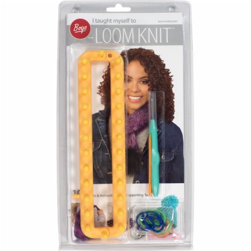 Boye® I Taught Myself to Loom Knit™ Kit Perspective: front