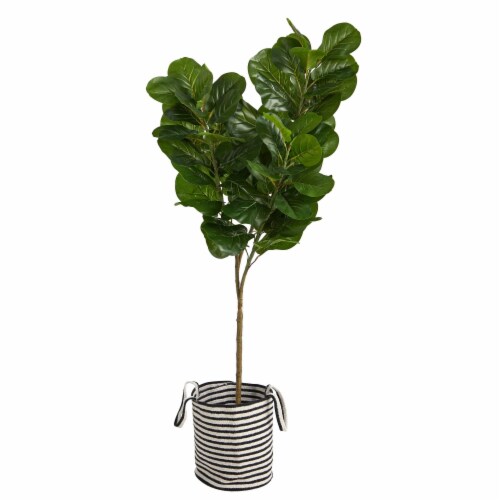 Nearly Natural T2916 6 ft. Fiddle Leaf Fig Artificial Tree with