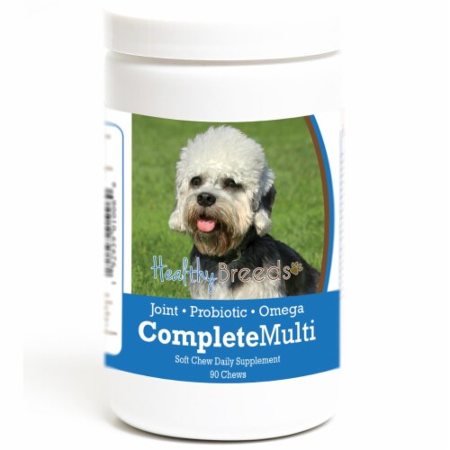 Healthy Breeds 192959010060 Dandie Dinmont Terrier all in one Multivitamin Soft Chew - 90 Cou Perspective: front