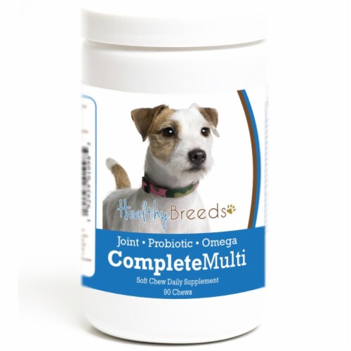Healthy Breeds 192959010985 Parson Russell Terrier all in one Multivitamin Soft Chew - 90 Cou Perspective: front