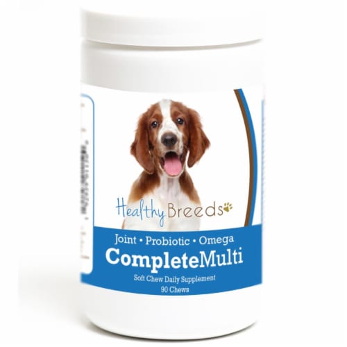 Healthy Breeds 192959011500 Welsh Springer Spaniel all in one Multivitamin Soft Chew - 90 Cou Perspective: front