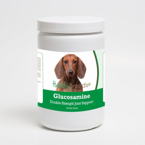 Healthy Breeds 192959014433 Dachshund Glucosamine DS Plus MSM - 120 Count Perspective: front