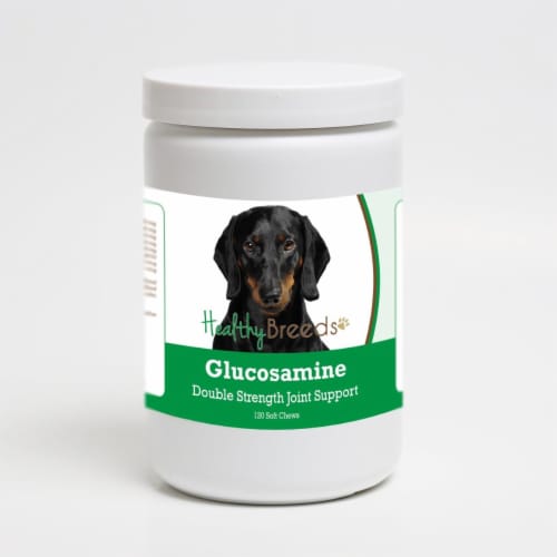 Healthy Breeds 192959014440 Dachshund Glucosamine DS Plus MSM - 120 Count Perspective: front