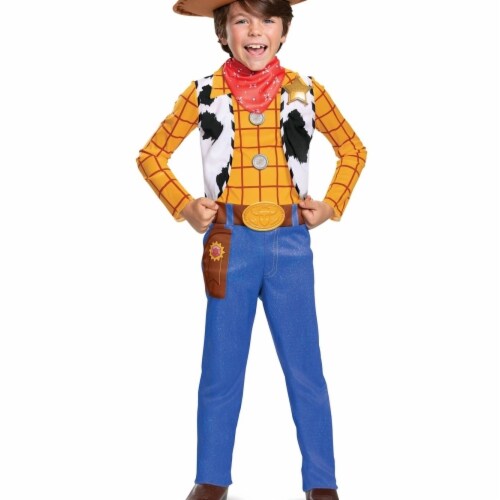 Disguise Child Toy Story 4 Woody Classic Costume&#44; Medium 7-8 Costume Perspective: front
