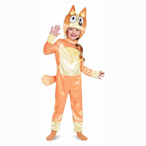 Bluey Bingo Classic Toddler Costume | Medium 3T-4T Perspective: front