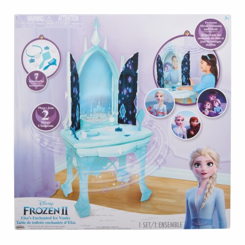 disney frozen vanity set with stool