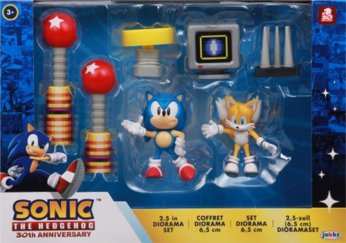 Jakks Pacific Sonic the Hedgehog Diorama Set Perspective: front