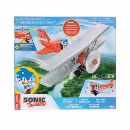 Sonic The Hedgehog™ Biplane Playset Perspective: front