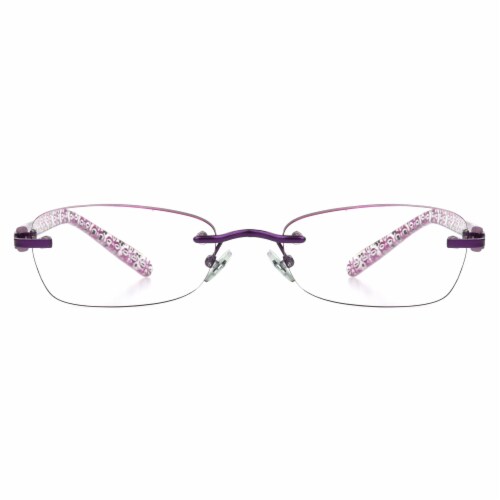 Foster Grant® Daniella Reading Glasses - Purple Perspective: front