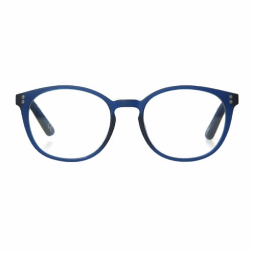 Foster Grant Joey Blue Light Anti-Fog Reading Glasses - Navy Perspective: front