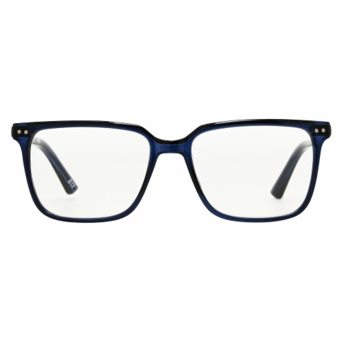 Foster Grant Men's Reading Glasses - Navy Perspective: front