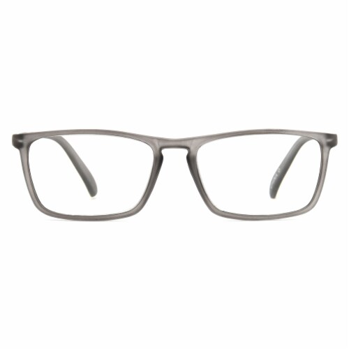 Foster Grant Corey Blue Light Anti-Fog Reading Glasses - Gray Perspective: front