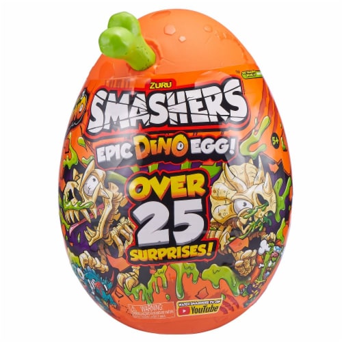 Zuru Smashers Series 3 Epic Dino Surprise Egg Perspective: front