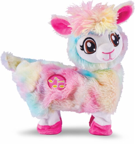 Zuru Pets Alive Rainbow Bonnie the Booty Shakin' Llama Doll Perspective: front