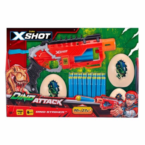 Zuru X-Shot Dino Attack Dart Gun Perspective: front