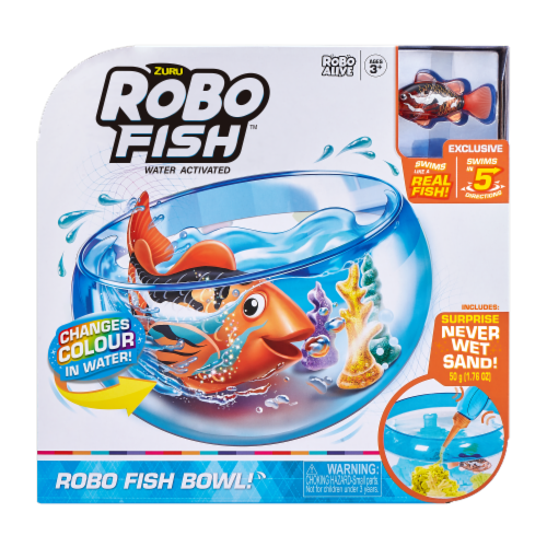 Zuru Robo Fish™ Robotic Fish and Tank Playset Perspective: front