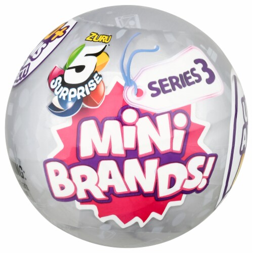 Zuru™ 5 Surprise Mini Brands Series 3 Real Miniature Brands Collectible Toy Perspective: front