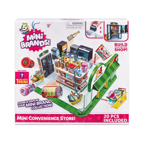 Zuru Mini Brands Mini Convenience Store Play Set Perspective: front